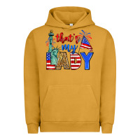 Pigment Peanut Butter that's my lady 4th of july Urban Hoodie - Zillion Design Studio