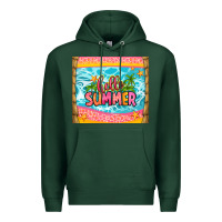 Sports Green hello summer Premium Hoodie - Zillion Design Studio