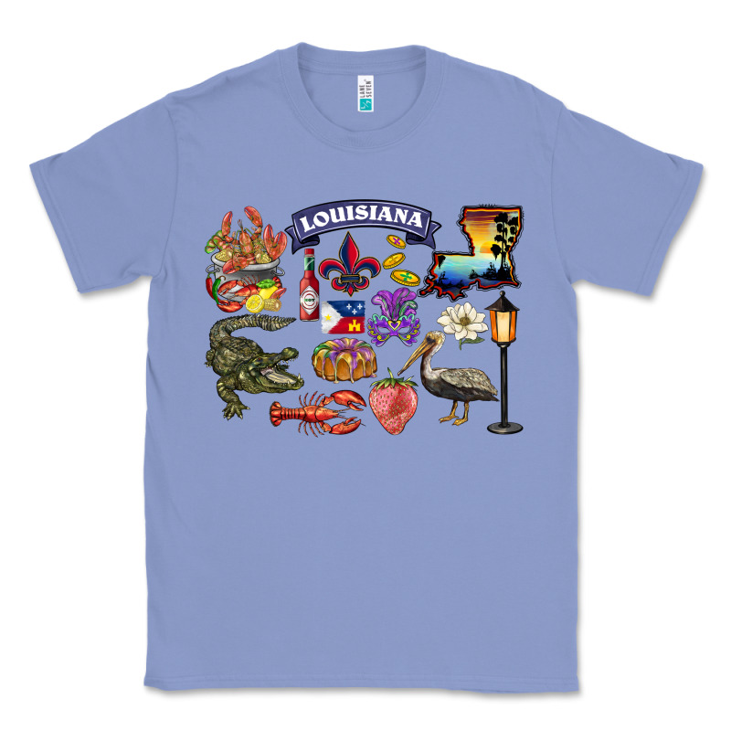 Preview Louisiana State Classic Tee by BarkalooDesign | Teevron