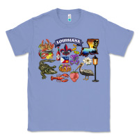 Colony Blue preview louisiana state Classic Tee - BarkalooDesign