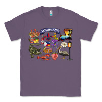 Lavender preview louisiana state Classic Tee - BarkalooDesign