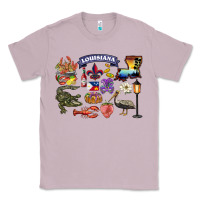 Lilac preview louisiana state Classic Tee - BarkalooDesign