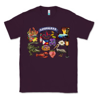 Plum preview louisiana state Classic Tee - BarkalooDesign