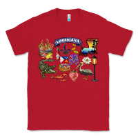 Red preview louisiana state Classic Tee - BarkalooDesign