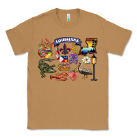 Toasted Coconut preview louisiana state Classic Tee - BarkalooDesign