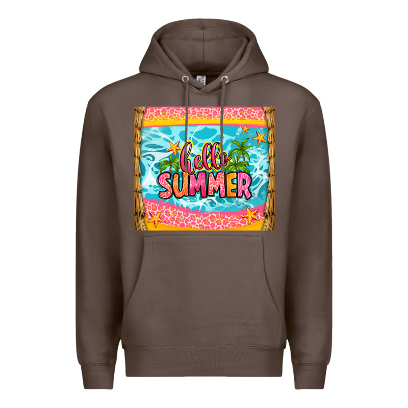 Hello Summer Premium Hoodie by Zillion Design Studio | Teevron