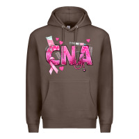 Coffee Breast Cancer CNA Certified Nursing Assistant Premium Hoodie - texasbilliewilder