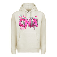 Oatmeal Heather Breast Cancer CNA Certified Nursing Assistant Premium Hoodie - texasbilliewilder