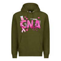 Breast Cancer Cna Certified Nursing Assistant Premium Hoodie | Teevron