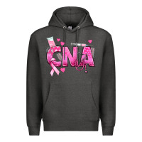 Charcoal Heather Breast Cancer CNA Certified Nursing Assistant Premium Hoodie - texasbilliewilder