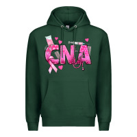 Sports Green Breast Cancer CNA Certified Nursing Assistant Premium Hoodie - texasbilliewilder