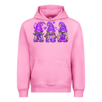 Fuchsia Pink Domestic Violence Warrior Gnomes Urban Hoodie - texasbilliewilder
