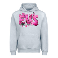 Heather Grey Environmental Services Breast Cancer Urban Hoodie - texasbilliewilder