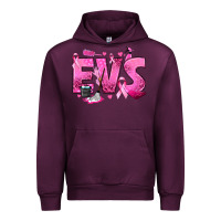 Mauve Wine Environmental Services Breast Cancer Urban Hoodie - texasbilliewilder