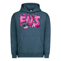 Pigment Midnight Navy Environmental Services Breast Cancer Urban Hoodie - texasbilliewilder