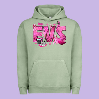 Environmental Services Breast Cancer Urban Hoodie Designed By Texasbilliewilder