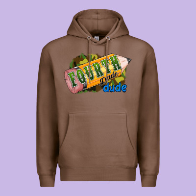 Fourth Grade Dude Premium Hoodie Designed By Ranaportraitstore