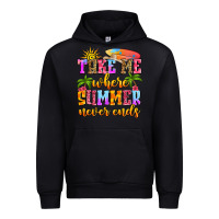 Black take me where summer never ends Urban Hoodie - Zillion Design Studio