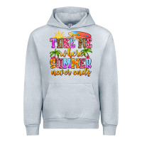 Heather Grey take me where summer never ends Urban Hoodie - Zillion Design Studio