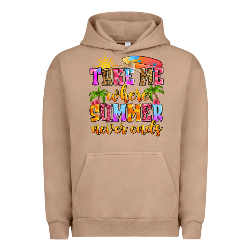 Take Me Where Summer Never Ends Urban Hoodie by Zillion Design Studio | Teevron