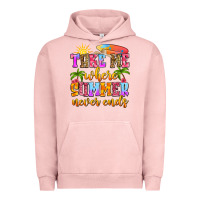 Pigment Salmon take me where summer never ends Urban Hoodie - Zillion Design Studio