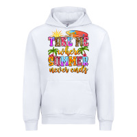 White take me where summer never ends Urban Hoodie - Zillion Design Studio