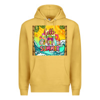 Antique Gold hello summer gnomes Premium Hoodie - Zillion Design Studio