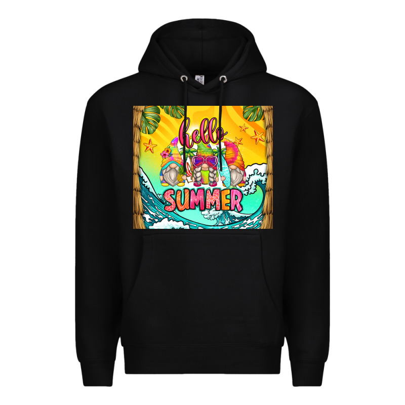 Hello Summer Gnomes Premium Hoodie by Zillion Design Studio | Teevron