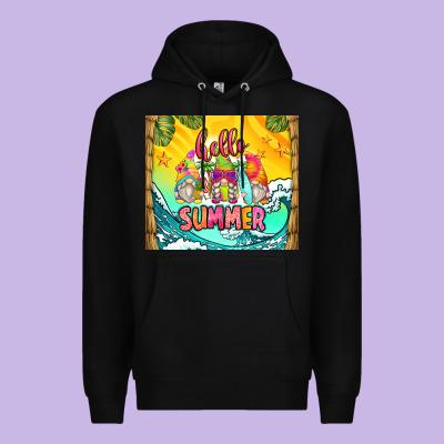 Hello Summer Gnomes Premium Hoodie Designed By Zillion Design Studio