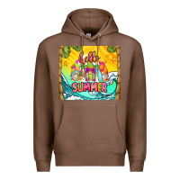 Chestnut hello summer gnomes Premium Hoodie - Zillion Design Studio