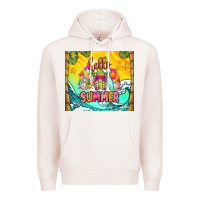Pale Pink hello summer gnomes Premium Hoodie - Zillion Design Studio