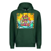 Sports Green hello summer gnomes Premium Hoodie - Zillion Design Studio