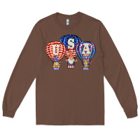 Chestnut usa air balloon gnomies Long Sleeve Tee - BarkalooDesign