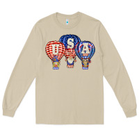 Mushroom usa air balloon gnomies Long Sleeve Tee - BarkalooDesign