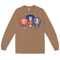 Toasted Coconut usa air balloon gnomies Long Sleeve Tee - BarkalooDesign