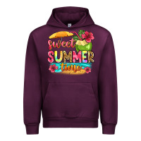 Mauve Wine sweet summer time Urban Hoodie - Zillion Design Studio
