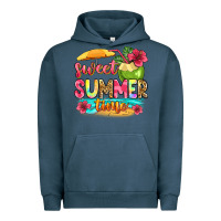 Pigment Midnight Navy sweet summer time Urban Hoodie - Zillion Design Studio
