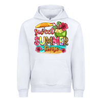 White sweet summer time Urban Hoodie - Zillion Design Studio