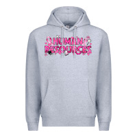 Heather Grey Breast Cancer Human Resources Premium Hoodie - texasbilliewilder