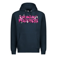 Navy Breast Cancer Human Resources Premium Hoodie - texasbilliewilder