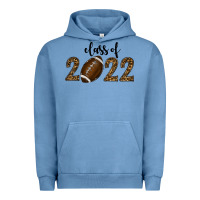 Pigment Pebble Blue closs of 2022 american football Urban Hoodie - RanaPortraitStore