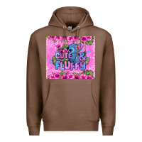 Chestnut cute and fluffy stitch Premium Hoodie - Zillion Design Studio