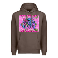 Coffee cute and fluffy stitch Premium Hoodie - Zillion Design Studio