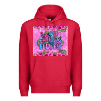 Cardinal cute and fluffy stitch Premium Hoodie - Zillion Design Studio