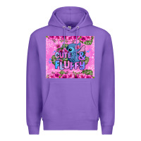 Purple cute and fluffy stitch Premium Hoodie - Zillion Design Studio