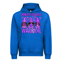 Cobalt Domestic Violence Warrior Afro Gnomes Urban Hoodie - texasbilliewilder