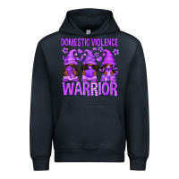 Navy Domestic Violence Warrior Afro Gnomes Urban Hoodie - texasbilliewilder