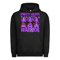 Pigment Black Domestic Violence Warrior Afro Gnomes Urban Hoodie - texasbilliewilder
