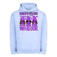 Pigment Grape Ice Domestic Violence Warrior Afro Gnomes Urban Hoodie - texasbilliewilder