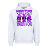 White Domestic Violence Warrior Afro Gnomes Urban Hoodie - texasbilliewilder